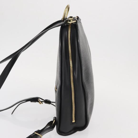 LOUIS VUITTON Epi Mabillon Backpack Black M52232 LV Auth 161498 main image 10